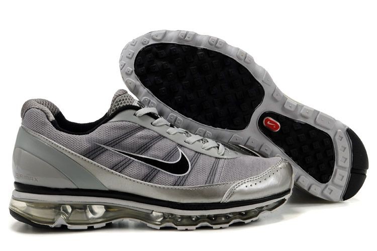 Mens Nike Air Max 2009 Grey Silver Black